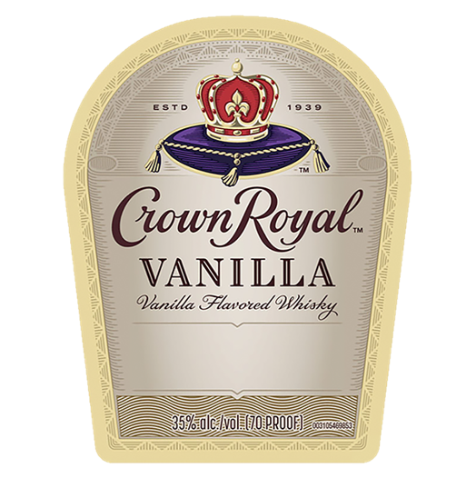 CROWN ROYAL VANILLA NEW BOTTLE LABEL