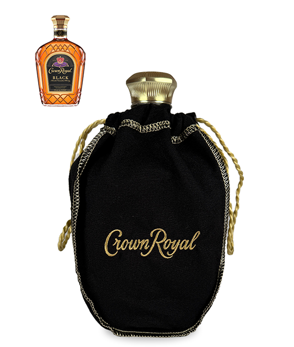 CROWN ROYAL BLACK NEW BOTTLE BAG