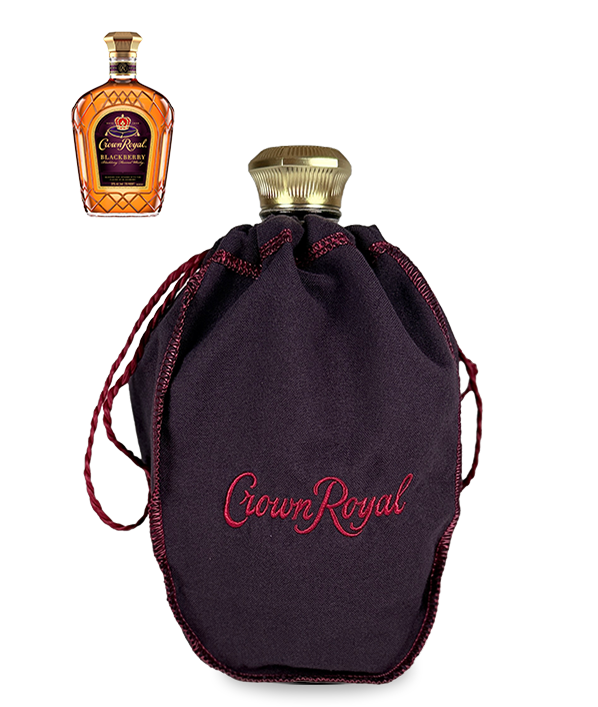 CROWN ROYAL BLACKBERRY NEW BOTTLE BAG