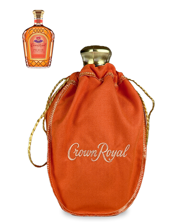 CROWN ROYAL PEACH NEW BOTTLE BAG