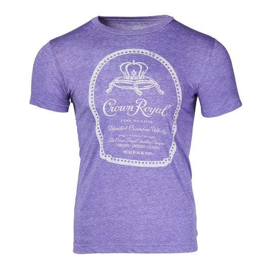 Men's Crown Royal Heather Purple Tee