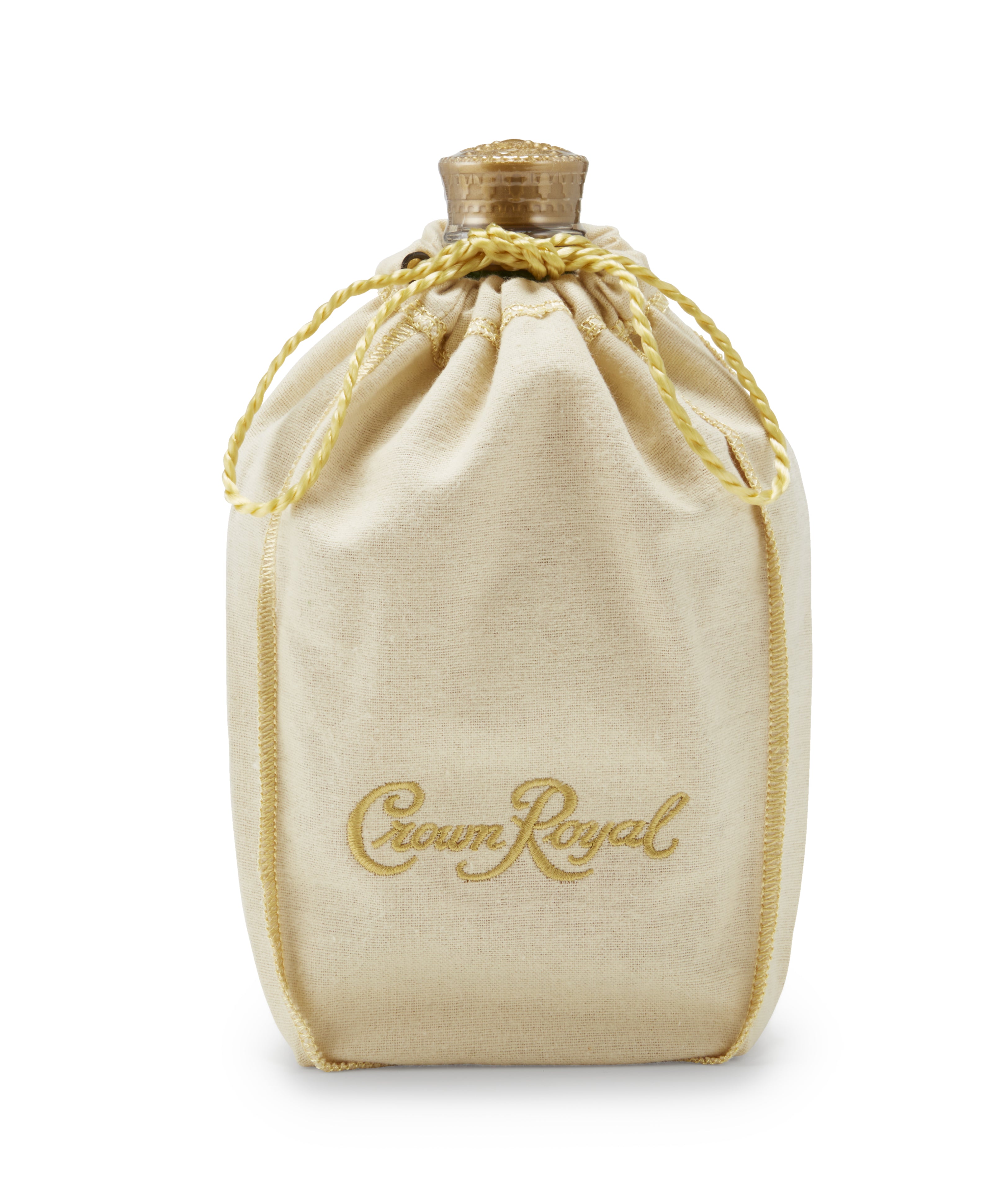 Crown Royal Black Bag With Gold Drawstring - 9x5.5 Inch Storage Bag For Dice, Games, Crafts