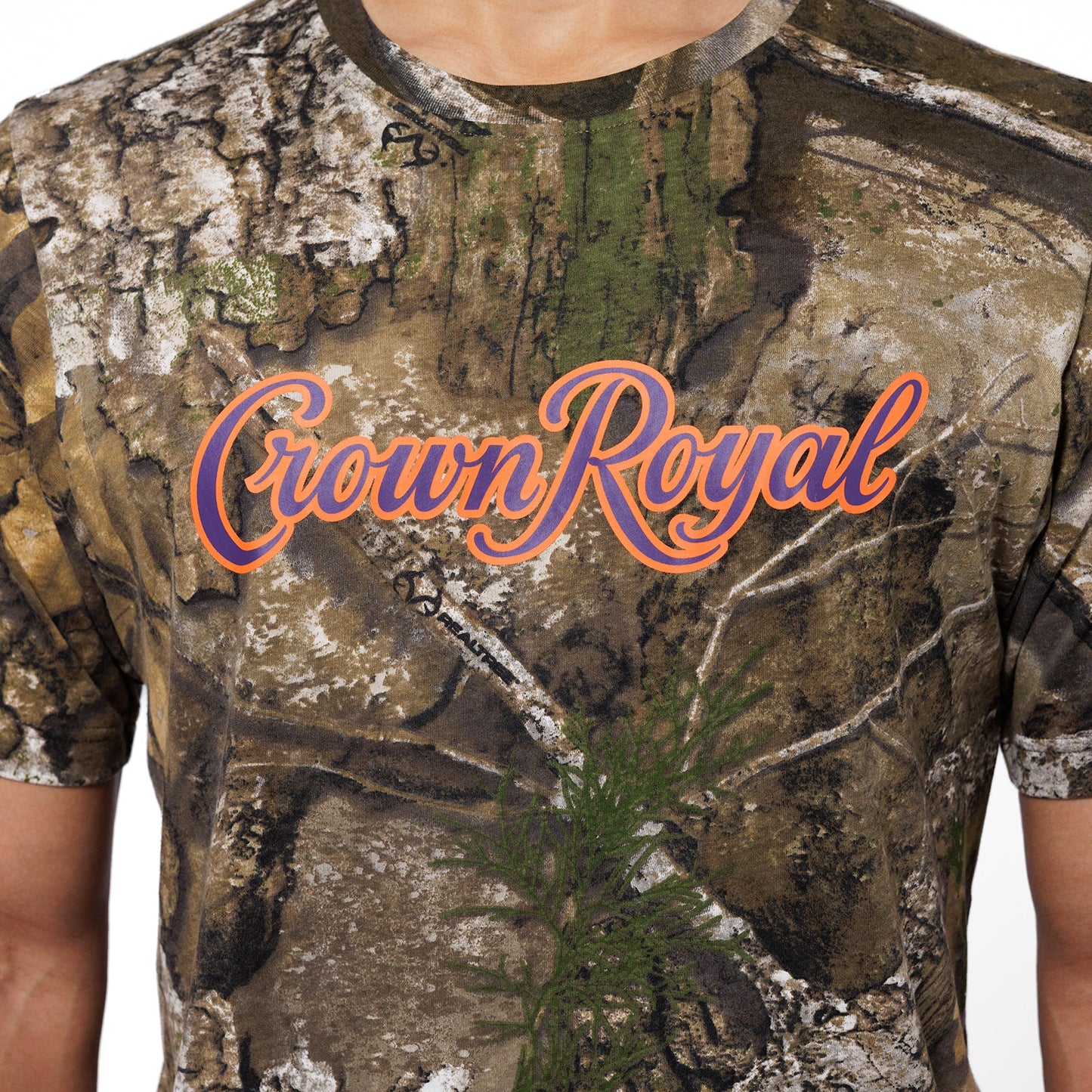 Crown Royal Camo T-Shirt Realtree APX® Camo Purple Accent