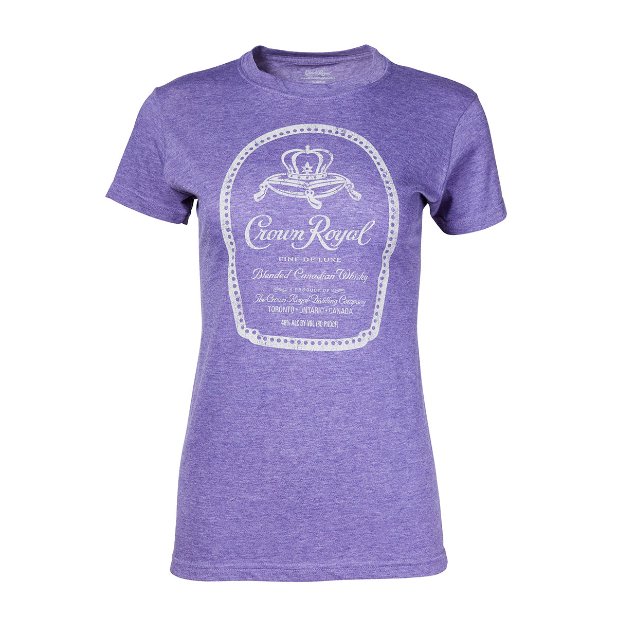 Women's Crown Royal Heather Purple Tee