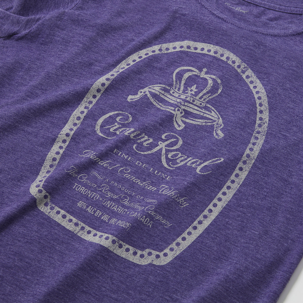 Women's Crown Royal Heather Purple Tee