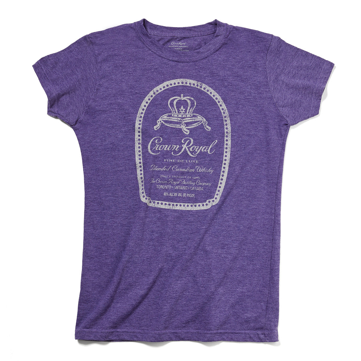 Women's Crown Royal Heather Purple Tee