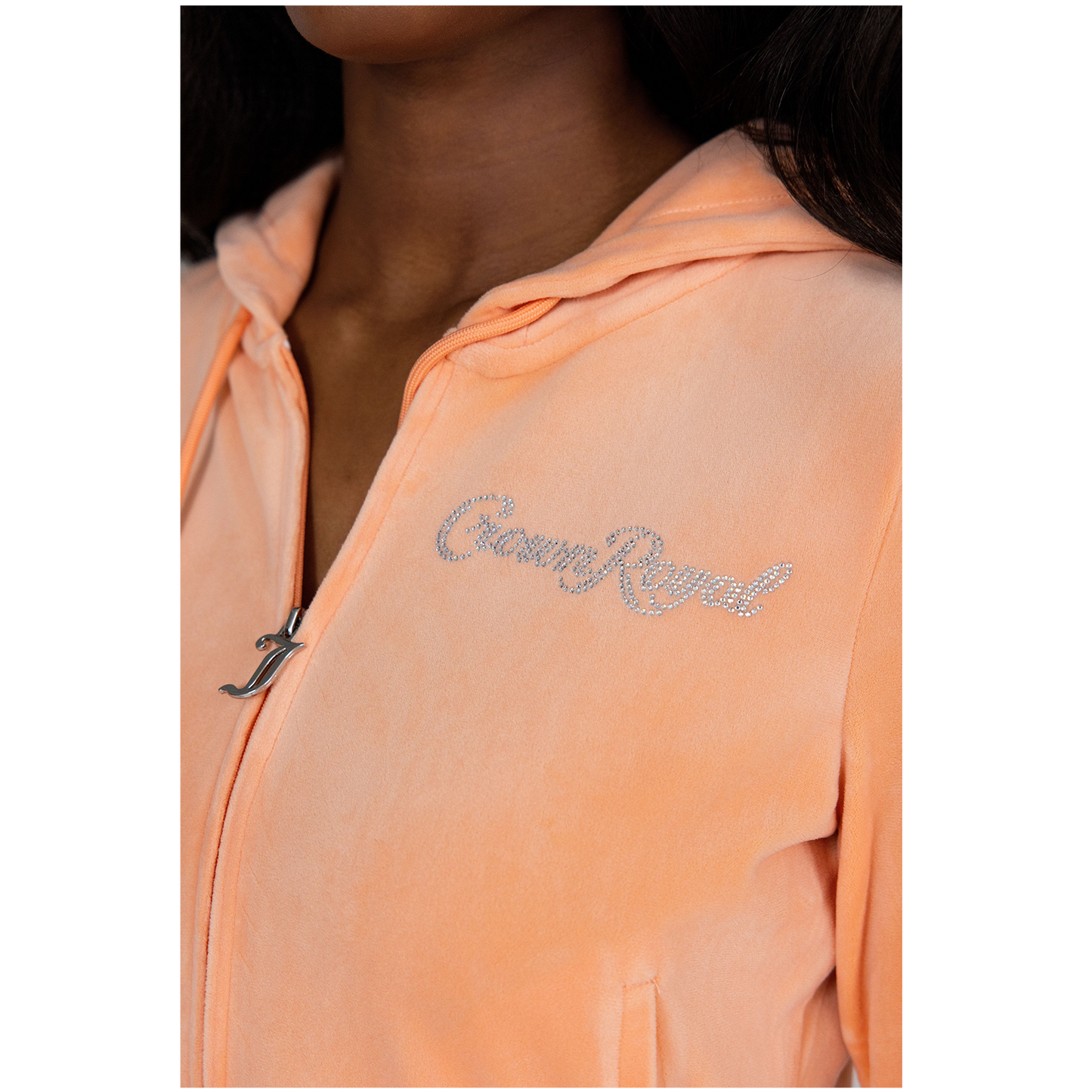 Crown Royal x Juicy Couture Peach Hoodie