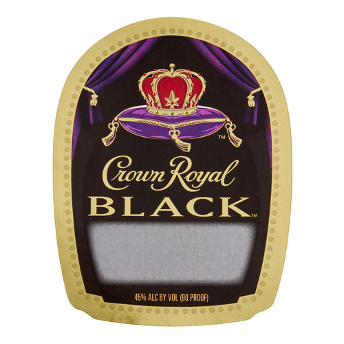 CROWN ROYAL BLACK CLASSIC BOTTLE LABEL